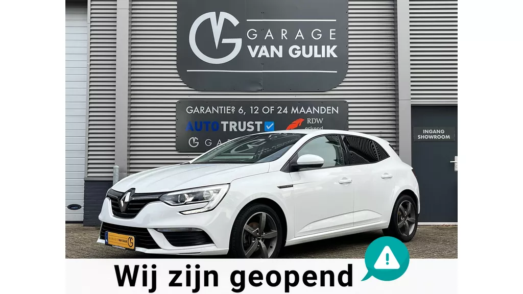 Renault M&eacute;gane 1.2 TCe 101PK Airco,Cruise,Isofix,Bluetooth,Usb,Lmv,ElektrRamen+Spiegels,Multi-Stuur,Led,EcoModus.
