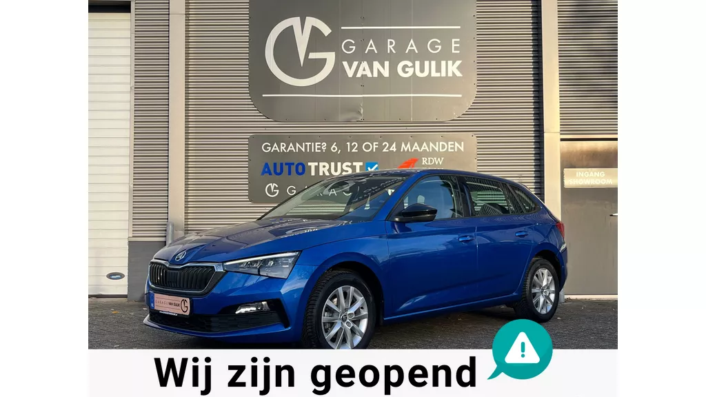 Skoda Scala 1.0 TSI 116PK CarPlay,Clima,AdaptiveCruise,Camera,Stoelverw,ElektrRamen+Spiegels,Isofix,ParkPilot,Lmv,Usb,Multi-Stuur.
