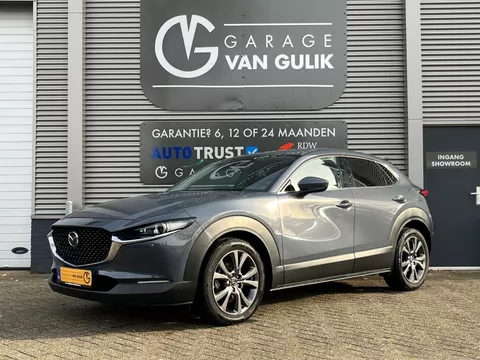 Mazda CX-30 2.0 e-SkyActiv-X M Hybrid 180PK Navi,Clima,Cruise,Isofix,Carplay,Camera,Stoel+StuurVerwarming,ElektrRamen+Spiegels.