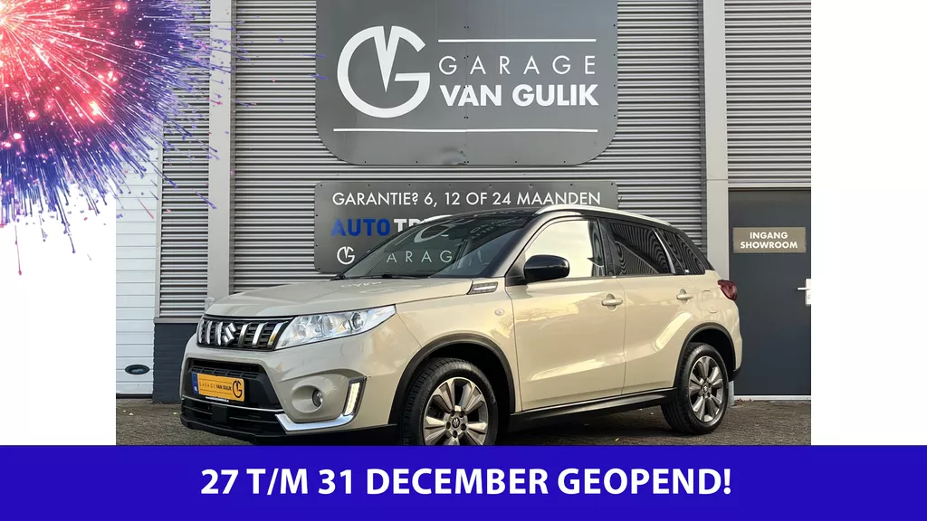 Suzuki Vitara 1.4 Boosterjet 140PK TwoTone,Navi,Clima,Cruise,Isofix,Carplay,Camera,Stoelverwarming,ElektrRamen+Spiegels,Usb,Led.