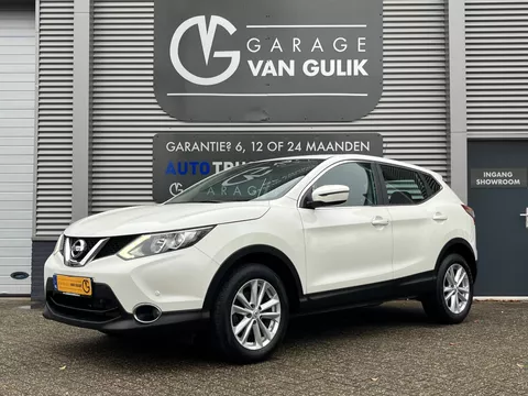 Nissan Qashqai 1.2 116PK Navi,Clima,Cruise,Isofix,Camera,Bluetooth,LaneAssist,Stoelverwarming,ElektrRamen+Spiegels,Usb,Led,Lmv.