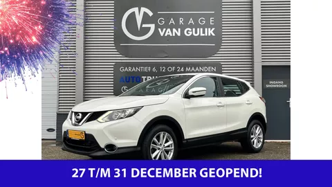 Nissan Qashqai 1.2 116PK Navi,Clima,Cruise,Isofix,Camera,Bluetooth,LaneAssist,Stoelverwarming,ElektrRamen+Spiegels,Usb,Led,Lmv.