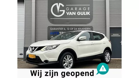 Nissan Qashqai 1.2 116PK Navi,Clima,Cruise,Isofix,Camera,Bluetooth,LaneAssist,Stoelverwarming,ElektrRamen+Spiegels,Usb,Led,Lmv.