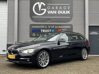 BMW 3-serie Touring 320i Luxury-Line 184PK Automaat,Panodak,Trekhaak,Navi,Clima,Cruise,Isofix,KeylessEntry+Start,Led,Lmv,Usb.
