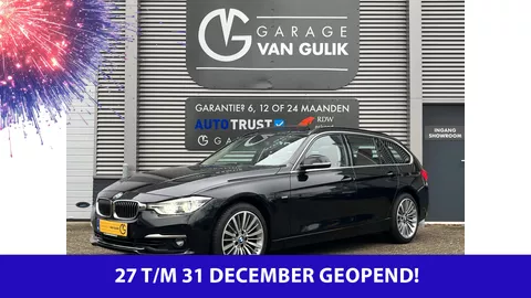 BMW 3-serie Touring 320i Luxury-Line 184PK Automaat,Panodak,Trekhaak,Navi,Clima,Cruise,Isofix,KeylessEntry+Start,Led,Lmv,Usb.