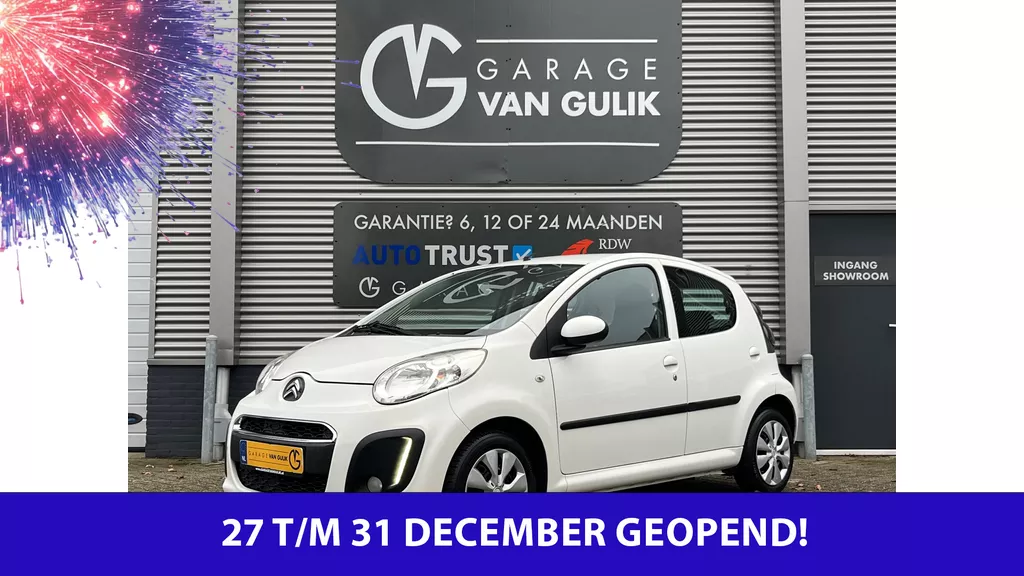 Citroen C1 1.0 Collection 68PK Airco,Cruise,Isofix,Bluetooth,ElektrRamen,Toerenteller,Usb,Led,CentrVergr.