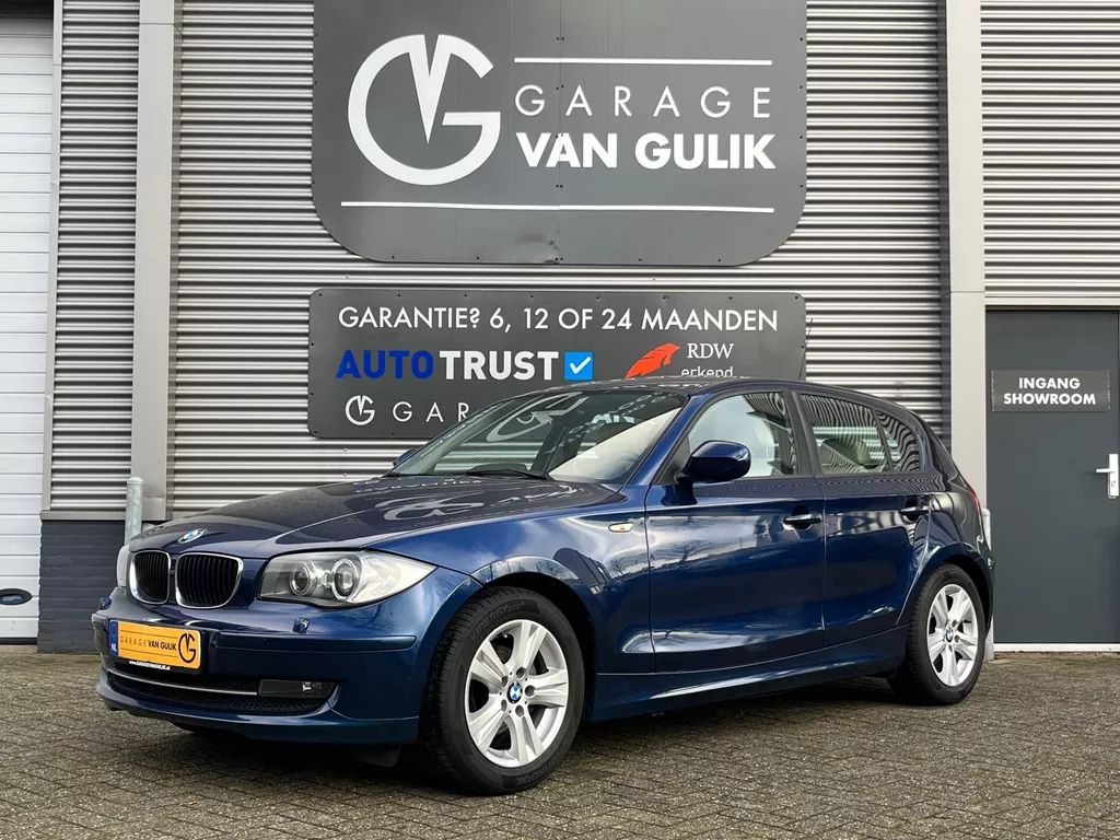 BMW 1-serie 116i Business Line Ultimate Edition 122PK Automaat,Navi,Clima,Cruise,Isofix,Leder,ElektrRamen+Spiegels,Startknop.