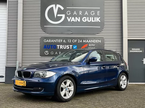 BMW 1-serie 116i Business Line Ultimate Edition 122PK Automaat,Navi,Clima,Cruise,Isofix,Leder,ElektrRamen+Spiegels,Startknop.