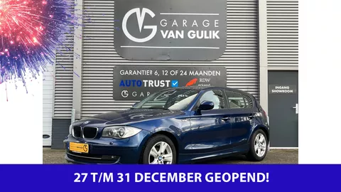 BMW 1-serie 116i Business Line Ultimate Edition 122PK Automaat,Navi,Clima,Cruise,Isofix,Leder,ElektrRamen+Spiegels,Startknop.