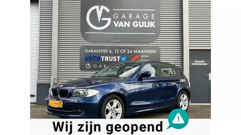 BMW 1-serie 116i Business Line Ultimate Edition 122PK Automaat,Navi,Clima,Cruise,Isofix,Leder,ElektrRamen+Spiegels,Startknop.