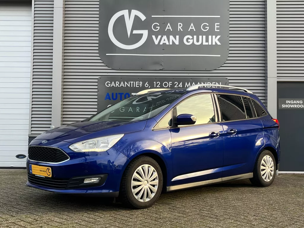 Ford Grand C-Max 1.5 150PK AUTOMAAT Titanium 7personen Navi,Clima,Cruise,Camera,PdcV&amp;A,Bluetooth,Isofix,GetintGlas,SYNC,Mistlampen