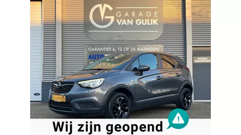 Opel Crossland X 1.2 131PK Automaat,Navi,Clima,Cruise,Isofix,Carplay,Stoel+StuurVerwarming,ElektrRamen+Spiegels,Camera,Lmv,Led,Usb