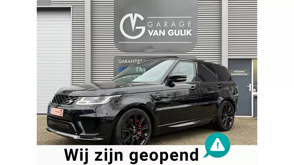 Land Rover Range Rover Sport P400e HSE Dynamic Stealth 404PK Clima,AdaptiveCruise,Panoramadak,Leder,MeridianSound,Navigatiesysteem