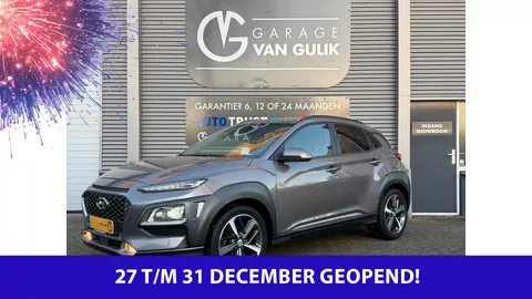 Hyundai Kona 1.0T 120PK Clima,Cruise,Navi,Schuifdak,KeylessEntry+Go,HUD,LaneAssist,PdcV+A,Camera,CarPlay,Stoel&amp;StuurVerwarming&amp;Ver