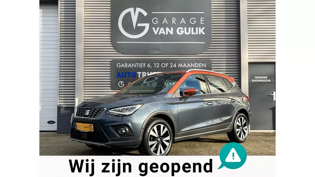 SEAT Arona 1.0 TSI 116PK AUTOMAAT Beats Audio Clima,CruiseCtrl,DigitalCockpit,Navi,PdcV&amp;A,Led,CarPlay,Bluetooth,Stoelverw.,Keyless