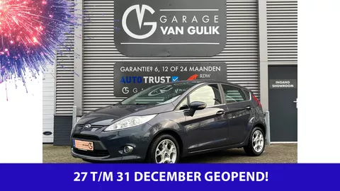 Ford Fiesta 1.25 Titanium Clima,Cruise,Isofix,ElektrRamen+Spiegels,Bluetooth,Radio/Cd-Speler,Lmv,Usb,Parkeersensoren,Multi-Stuur.
