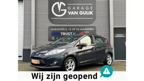 Ford Fiesta 1.25 Titanium Clima,Cruise,Isofix,ElektrRamen+Spiegels,Bluetooth,Radio/Cd-Speler,Lmv,Usb,Parkeersensoren,Multi-Stuur.