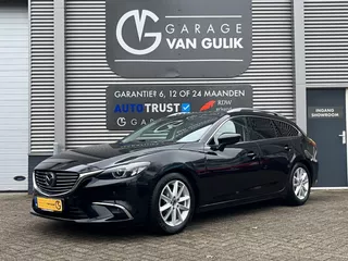Mazda 6 Sportbreak 2.5 SkyActiv-G GT-M 192PK Automaat,Trekhaak,Panodak,Navi,Clima,Cruise,Carplay,ElektrRamen+Spiegels,Camera,Lmv.