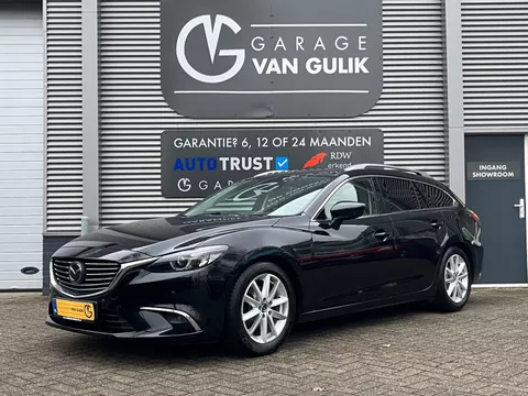 Mazda 6 Sportbreak 2.5 SkyActiv-G GT-M 192PK Automaat,Trekhaak,Panodak,Navi,Clima,Cruise,Carplay,ElektrRamen+Spiegels,Camera,Lmv.