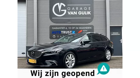 Mazda 6 Sportbreak 2.5 SkyActiv-G GT-M 192PK Automaat,Trekhaak,Panodak,Navi,Clima,Cruise,Carplay,ElektrRamen+Spiegels,Camera,Lmv.