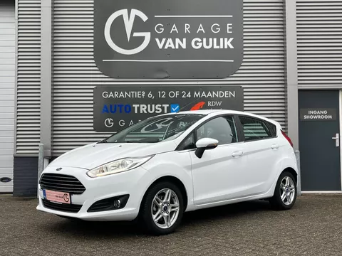 Ford Fiesta 1.0 EcoBoost Titanium 101PK Trekhaak,Navi,Clima,Cruise,Isofix,ElektrRamen+Spiegels,ParkPilot,Bluetooth,Lmv,Led,Usb.