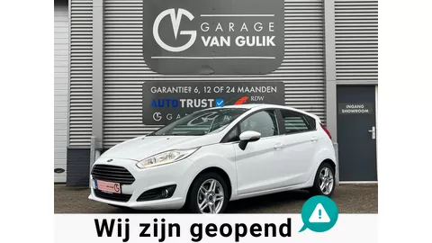 Ford Fiesta 1.0 EcoBoost Titanium 101PK Trekhaak,Navi,Clima,Cruise,Isofix,ElektrRamen+Spiegels,ParkPilot,Bluetooth,Lmv,Led,Usb.