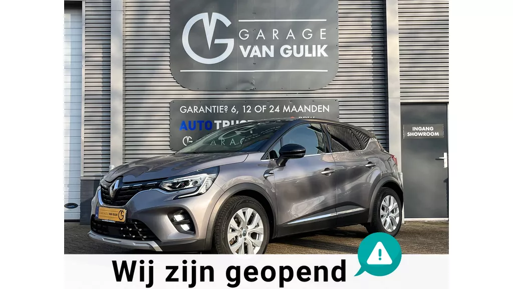 Renault Captur 1.6 E-Tech Plug-in Hybrid 160PK Trekhaak,Navi,Clima,Cruise,Carplay,ElektrRamen+Spiegels,StoelVerw,VirtualCockpit.