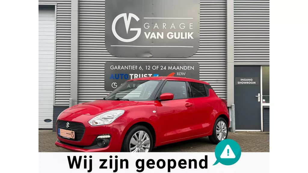 Suzuki Swift 1.2 90PK 5deurs Airco,Camera,Apple/AndroidCarPlay,Bluetooth,Isofix,Stoelverwarming,Usb/Aux,GetintGlas,Elektr.Ruiten,