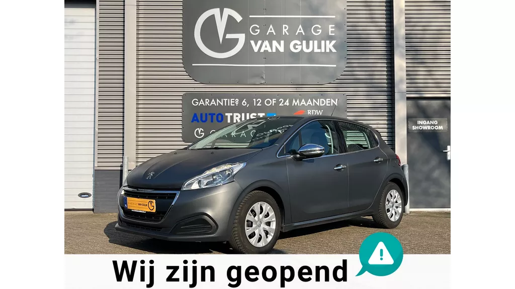 Peugeot 208 1.2 PureTech Active 82PK Navi,Clima,Cruise,Isofix,ElektrRamen+Spiegels,Bluetooth,Multi-Stuur.