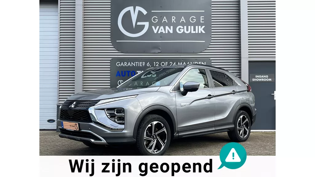 Mitsubishi Eclipse Cross 2.4 PHEV 224PK Navi,Clima,Cruise,Isofix,Carplay,Camera,ElektrRamen+Spiegels,StoelverwarmingV+A,Led,Lmv.
