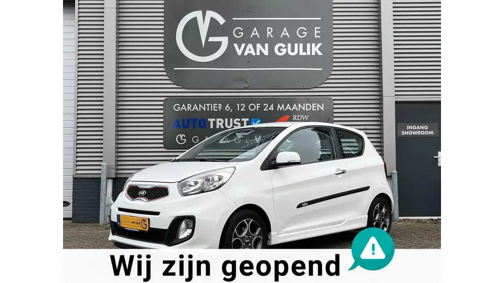 Kia Picanto 1.2 CVVT ISG Super Pack 86PK Bluetooth,Clima,Cruise,Isofix,ElektrRamen+Spiegels,KeylessEntry+Start,Led,Lmv,Usb,Aux.