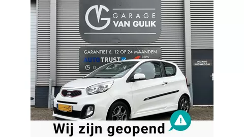 Kia Picanto 1.2 CVVT ISG Super Pack 86PK Bluetooth,Clima,Cruise,Isofix,ElektrRamen+Spiegels,KeylessEntry+Start,Led,Lmv,Usb,Aux.