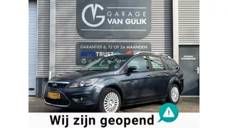 Ford Focus Wagon 1.8 Limited Flexi Fuel 125PK Trekhaak,Navi,Clima,Cruise,Bluetooth,ElektrRamen+Spiegels,Multi-Stuur,Keyless-Start.