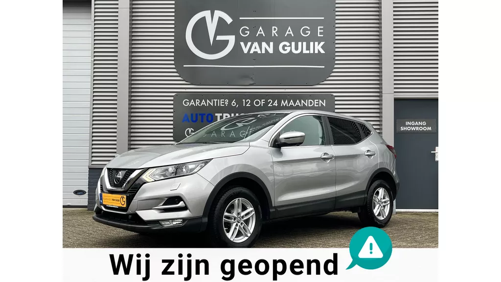 Nissan Qashqai 1.2 116PK Navi,Clima,Cruise,Isofix,LaneAssist,ElektrRamen+Spiegels,Stoelverwarming,Camera,PdcV+A,KeylessEntry+Start