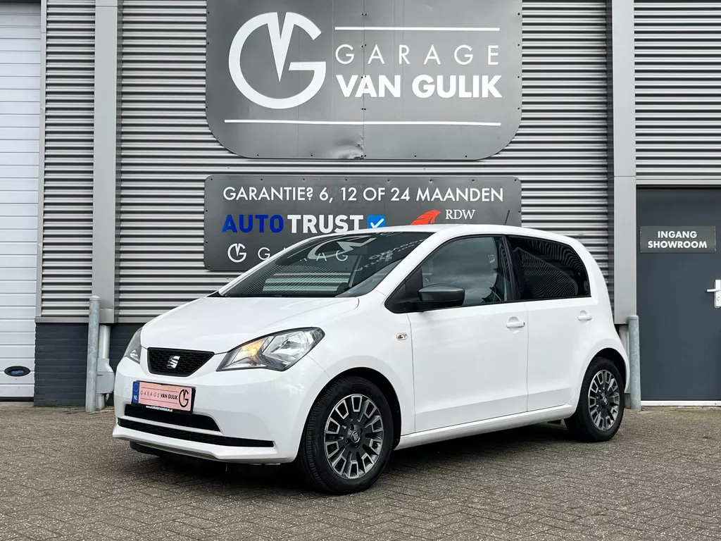 SEAT Mii 1.0 Beats 60PK Airco,ElektrRamen+Spiegels,Isofix,Bluetooth,Lmv,StoelVerwarming,GetintGlas,Start/Stop,TelefoonHouder,