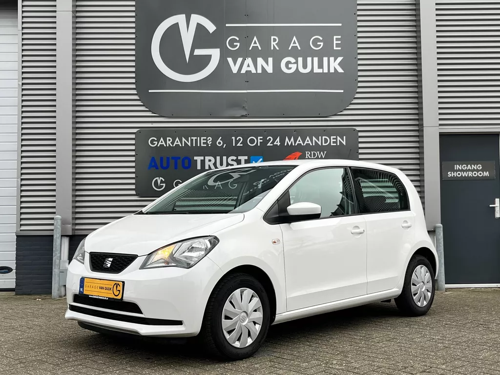 SEAT Mii 1.0 60PK Airco,Isofix,ElektrischeRamen,Radio/Cd-Speler,StoelVerwarming,Usb,StuurBekrachtiging.