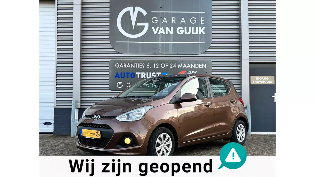 Hyundai I10 1.0i i-Motion Comfort 66PK Clima,Cruise,Isofix,ElektrRamen+Spiegels,Multi-Stuur,Radio/Cd-Speler,Usb,Aux,Start/Stop.