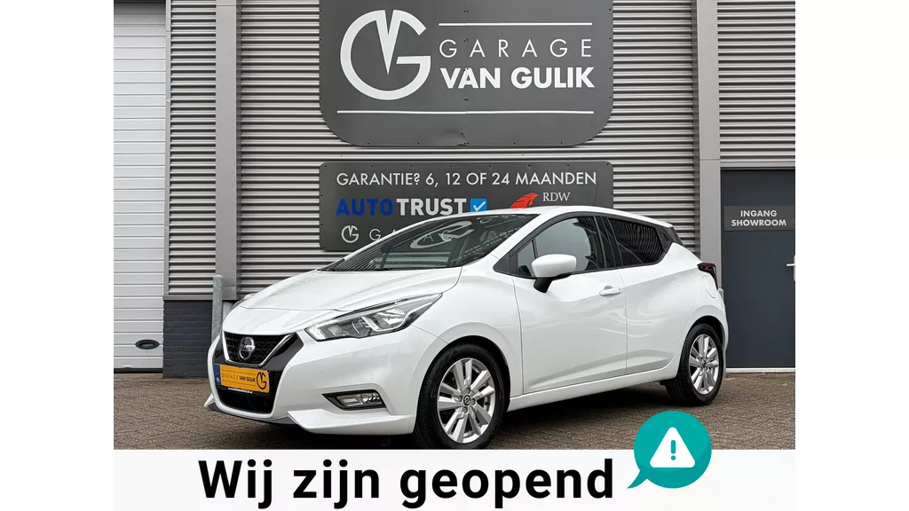 Nissan Micra 1.0 IG-T 101PK Automaat,Navi,Airco,Cruise,Isofix,Bluetooth,Camera,ElektrRamen+Spiegels,Stoelverwarming,Led,Lmv,Usb.