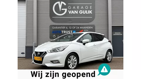 Nissan Micra 1.0 IG-T 101PK Automaat,Navi,Airco,Cruise,Isofix,Bluetooth,Camera,ElektrRamen+Spiegels,Stoelverwarming,Led,Lmv,Usb.