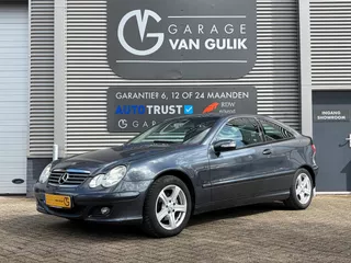 Mercedes-Benz C-klasse C180 K. 143PK Clima,Cruise,ElektrRamen+Spiegels,Stoelverwarming,Radio/Cd-Speler,Multi-Stuur