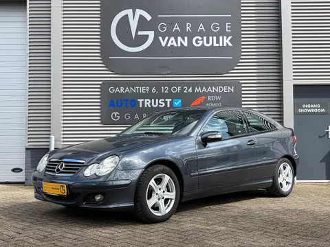 Mercedes-Benz C-klasse C180 K. 143PK Clima,Cruise,ElektrRamen+Spiegels,Stoelverwarming,Radio/Cd-Speler,Multi-Stuur