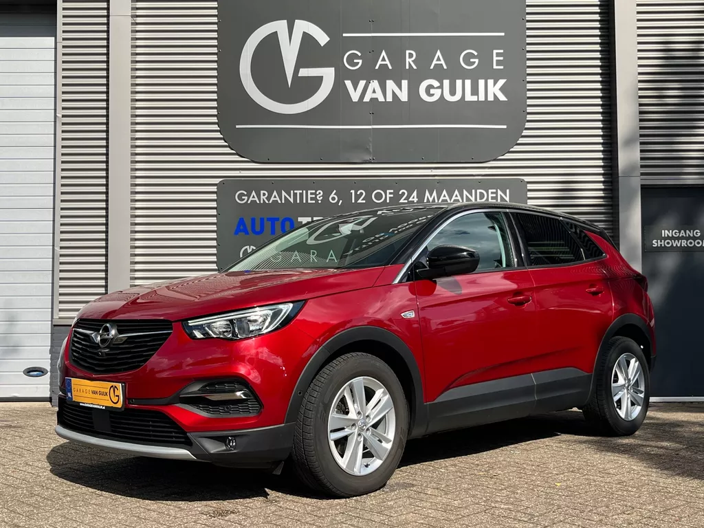 Opel Grandland X 1.2 Turbo 131PK Automaat,TwoTone,Navi,Clima,Cruise,Carplay,Isofix,Stoel+StuurVerw,ElektrRamen+Spiegels,Usb,Lmv.
