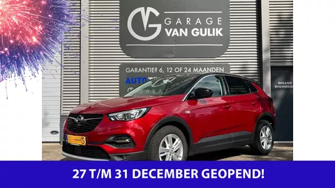 Opel Grandland X 1.2 Turbo 131PK Automaat,TwoTone,Navi,Clima,Cruise,Carplay,Isofix,Stoel+StuurVerw,ElektrRamen+Spiegels,Usb,Lmv.