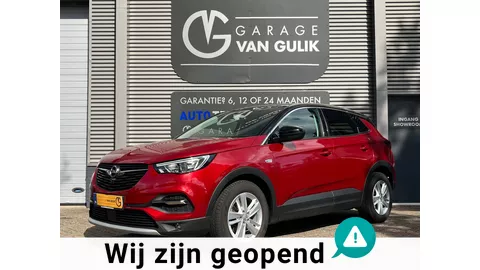 Opel Grandland X 1.2 Turbo 131PK Automaat,TwoTone,Navi,Clima,Cruise,Carplay,Isofix,Stoel+StuurVerw,ElektrRamen+Spiegels,Usb,Lmv.