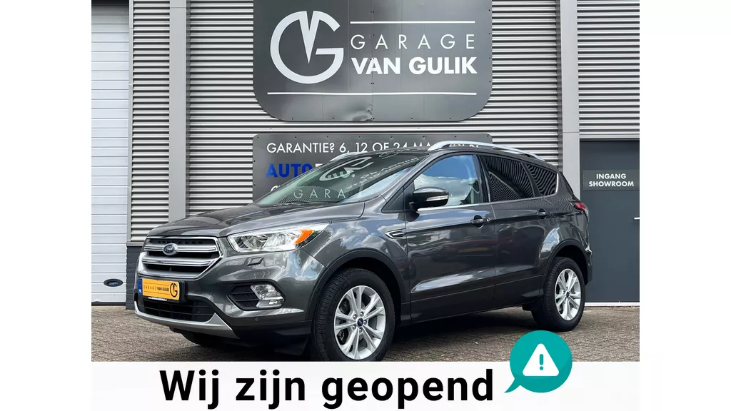 Ford Kuga 1.5 EcoBoost 150PK Navi,Clima,Cruise,Carplay,Isofix,Stoel+StuurVerw,ElektrRamen+Spiegels,Pdc,ParkeerHulp,Usb,Dakrail.