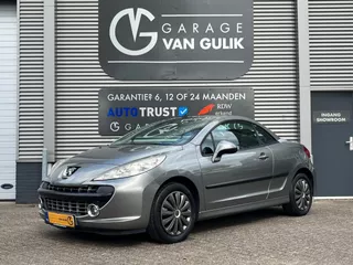 Peugeot 207 CC 1.6 VTi 120PK Cabrio,Airco,Cruise,ElektrRamen+Spiegels,Bluetooth,ElektrDak,Radio/Cd-Speler,StoelVerw,BoordComputer.