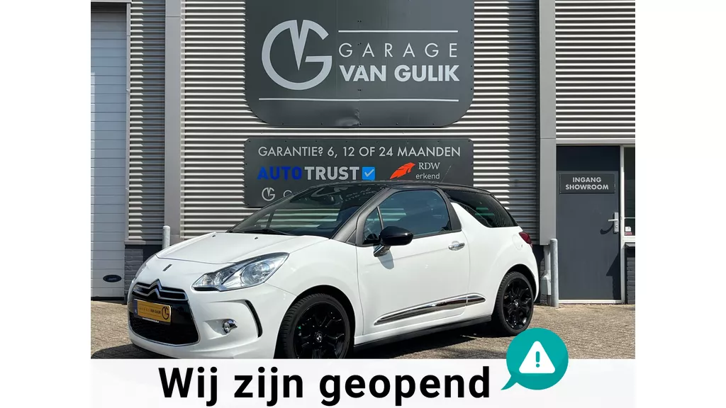 Citroen DS3 1.2 110PK PureTech So Chic Clima,Cruise,Bluetooth,Isofix,GetintGlas,LichtmetalenVelgen,Armsteun,ParkeerSensoren,LdrStw