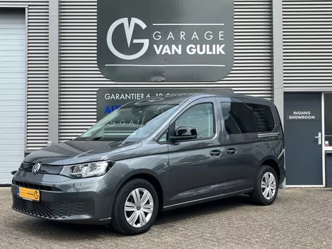 Volkswagen Caddy 1.5 TSI 114PK 5pers. DSG Clima,Cruise,Trekhaak,Usb-C,Isofix,Schuifdeuren,GetintGlas,Lane/FrontAssist,Stoelverw.,