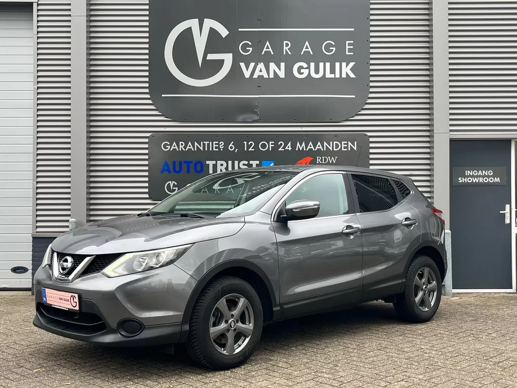 Nissan Qashqai 1.2 Visia 116PK Navi,Clima,Cruise,Isofix,ElektrRamen+Spiegels,Lmv,Bluetooth,StuurBediening,Camera,Led.