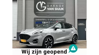 Ford Puma 1.0 EcoBoost Hybrid ST-Line 155PK Trekhaak,Navi,Clima,Cruise,Isofix,Carplay,Stoel+StuurVerw,ElektrRamen+Spiegels,Led.